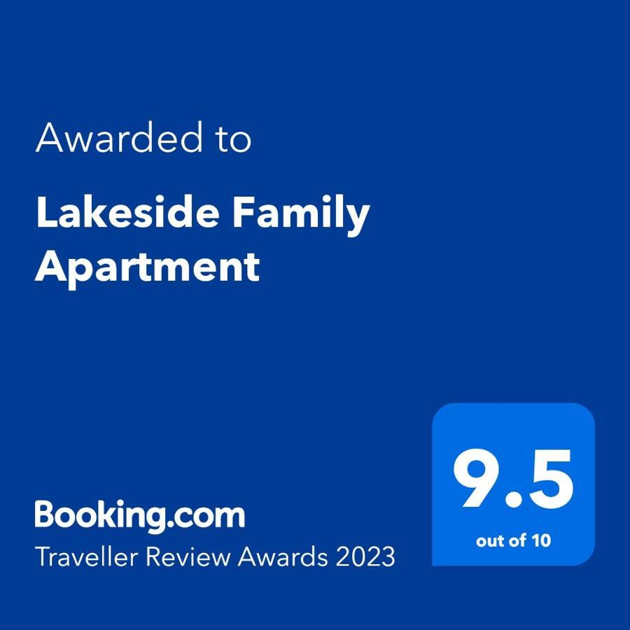 Lakeside Family Apartment Шиофок Экстерьер фото